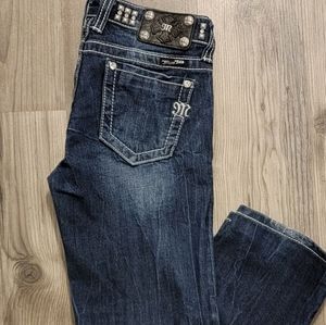 MISS ME Studded Jeans Size 14 (Girls)